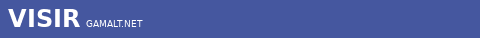 VISIR - GAMALT.NET